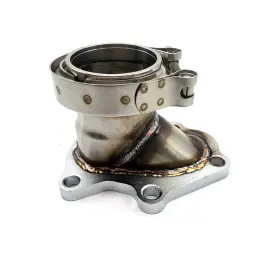 Sttd045bv30us 1st-racing Stainles Td04 Turbo Flange To 3.0 Inch V-band Conversion Adapter For Subaru Wrx Saab