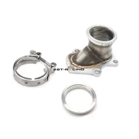 Td045bv30 1st-racing Td04 5 Bolt Exhaust Outlet Flange To 3.0 Inch V Band For Subaru Forester Xt Impreza