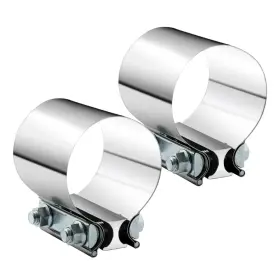 A87104ol-2 A Abigail 2pcs 2.75 Exhaust Clamp Butt Joint Band Sleeve Coupler