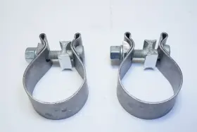 70-0001 Accuseal New Lot Of 2 Exhaust Band Clamp Component 2.250 Inch Ships Free