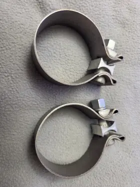 70-0569 Accuseal 3.5 Inch Exhaust Clamps 2 New