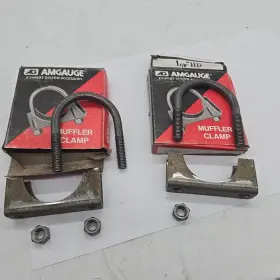 R178 Amgauge 2 Muffler Clamps 1-7/8 Inch Heavy Duty U Bolt