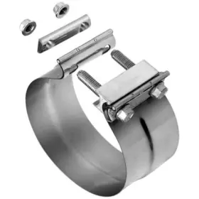 9606 Ansa 4 Inch Preformed Exhaust Clamp Torc Tite Lap Joint Aluminized Steel