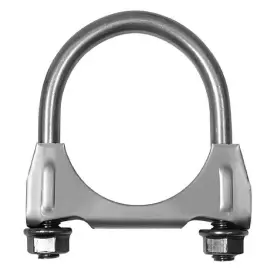 Ss112 Ap Exhaust Single U-bolt Natural Stainless Steel 1.5 Inch Dia. Clamp