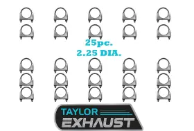 202692 Apm 2.25 Inch U-bolt Exhaust Clamp Heavy Duty Box Of 25 Saddle Style M214 35336