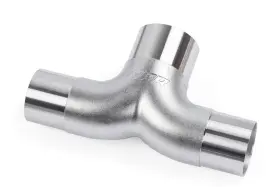 Exh0433 Apr Cast Stainless Steel T Splitter - 76mm 3 Inch To Dual 63.5mm 2.5