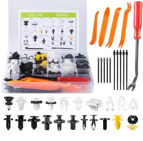 Clips000 Arlalta 350pcs Tesla Retainer Clips And Rivets Set 22 5 Remover Clips000 Arlalta 350pcs Tesla Retainer Clips And Rivets Set 22 5 Remover