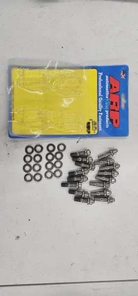 400-1404 Arp Header Stud 12pt Stainless Steel For Ford 289-460 16pcs