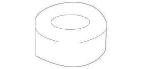 420-251-465 Audi Genuine Muffler Bracket Spacer Ring