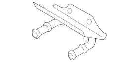 8j0-253-521 Audi Genuine Converter And Pipe Bracket