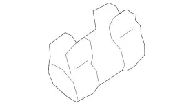 8v0-253-141 Audi Genuine Rear Muffler Clamp