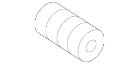 Audi 8w0-253-353 Genuine Resonator Tension Spring