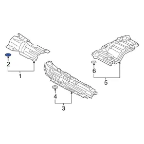 Wht003386 Audi Oe For Rs3 2022-2024 Exhaust Heat Shield Washer