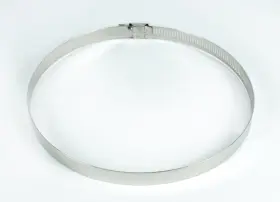 Hc104p Autostar Premium Grade Hose Clamps 1/2 Inch Bands 5/16 Screw Stainless Steel