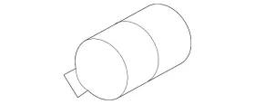 18-20-7-551-218 Bmw Genuine 2008-2013 128i - Exhaust Clamp