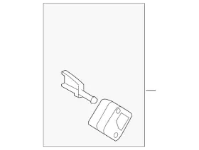 18-20-7-561-025 Bmw Genuine Front Muffler Rear Bracket