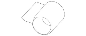 18-30-7-560-781 Bmw Genuine Muffler With Tailpipe Clamp