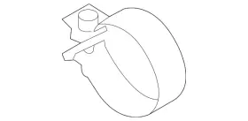 18-30-7-614-699 Bmw Genuine Front Pipe Clamp