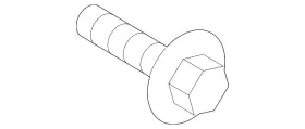 18-30-8-593-694 Bmw Genuine Rear Muffler Bracket