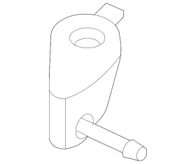 18-30-8-599-159 Bmw Genuine Center Muffler Bracket