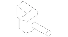 18-30-8-643-656 Bmw Genuine Rear Muffler Bracket