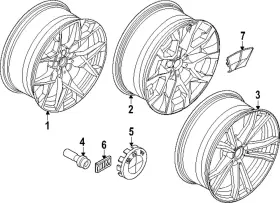 36-11-5-a6f-114 Bmw Genuine Wheel Alloy