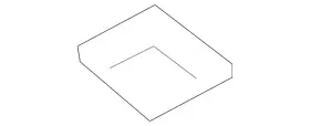 41-00-7-488-078 Bmw Genuine Floor Extension Bracket