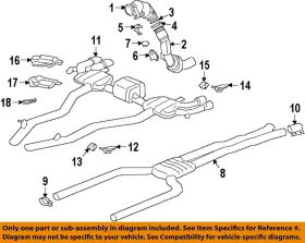 18327856836 Bmw Oem 18-25 M5 Exhaust System Components-converter Clamp