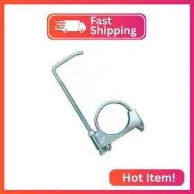 Caro10009 Carotupy Universal 2.5 Inch Exhaust Clamp With Hanger Muffler Ha