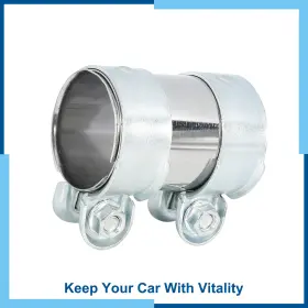 Carpopart 726215627596 Pack 1 Exhaust Pipe Sleeve Connector Clamp Coupler For Seat Toledo Ibiza 56x94mm