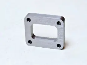 Cfs-t4un-inlet750 Cfs T4 Cnc Billet Riser Inlet Spacer 3/4 Inch Turbo Flange Undivided Fit Garrett Borg Bw