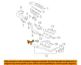5103375aa Chrysler Oem 04-05 Pacifica Exhaust System Components-isolator