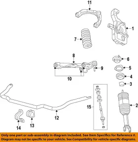 68298346ab Chrysler Oem 04-22 1500 Classic Front Suspension