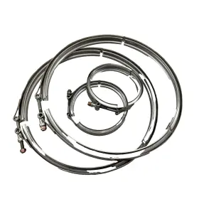 Ek-vm001 Clampco Oem Quality Aftermarket V-band Exhaust Clamp And Gasket Kit For Volvo Mack Dpf /