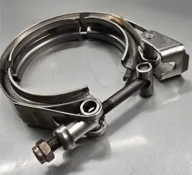 V02381q8m-0382-s2 Clampco Usa - Stainless V Band Clamp 3.7 Inch Flange Quick Release Heat Treated Bolt