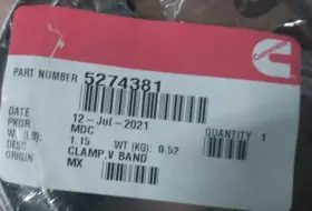5274381 Cummins Clamp V Band