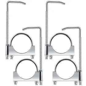 Datanly Jia-datanly-0963 1 Pcs 3 Inch Universal Exhaust Clamp With Hanger Made Of Heavyduty Wit