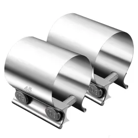 Ca-k-h-031-45 Dianrui 2pcs 1.75 Inch Butt Joint Stainless Steel Clamp Band Universal Widening For Ex