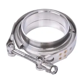 Elifecenter 677355017122 4 Inch V Band Clamp With Flanges Male Female T304 Stainless Steel
