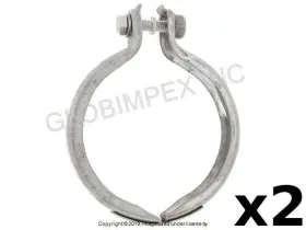 203.020 Elring Klinger For Bmw 2007-2024 Exhaust Clamp 2 Pcs 1 Year Warranty