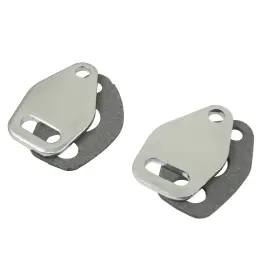 17-2824-0 Empi Chrome Heat Riser Block-offs For Aircooled Vw Pair Dunebuggy And