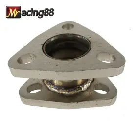 Emusa Ad200 2 Inch -2 3 Bolts Height Mild Steel Exhaust Tuobo Pipe Extension Flange Adapter