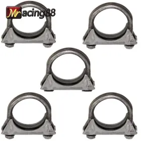 Clu-134x5 Emusa 5pcs/set 1 3/4 Inch 1.75 Exhaust Clamp Repair Pipe U Bolt Hose Clamps&nuts