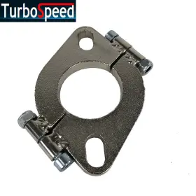 R200-2b Emusa 1pcs 1.93 Inch -2.08 I.d. 2 Bolt Mild Steel Split Exhaust Flat Oval Flange
