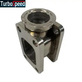 T3t3-vb Emusa New Universal T3 Turbo Flange Adapter Conversion With 38mm Vband Wastegate