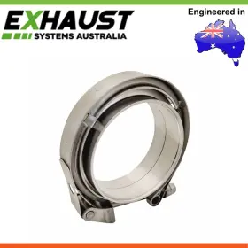 Vbq350 Esa 3.5 Inch Stainless Steel Quick Release V Band Kit Clamp W Male Female Interlock