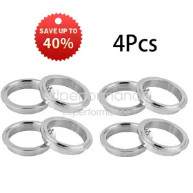 251201-4 Etl Performance V-band Stainless Steel Flanges T304 For 2.00 Inch Outside Diameter Clamps New 4pcs