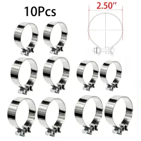 361206-10 Etl Performance 10pcs 2.50ftft Band Clamps T430 Exhaust Universal New