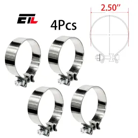 361206-4 Etl Performance 4pcs 2.50ftft Band Clamps T430 Exhaust Universal New