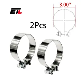 361207-2 Etl Performance 3.00ftft Band Clamps T430 Stainless Steel Exhaust Universal New 2pcs